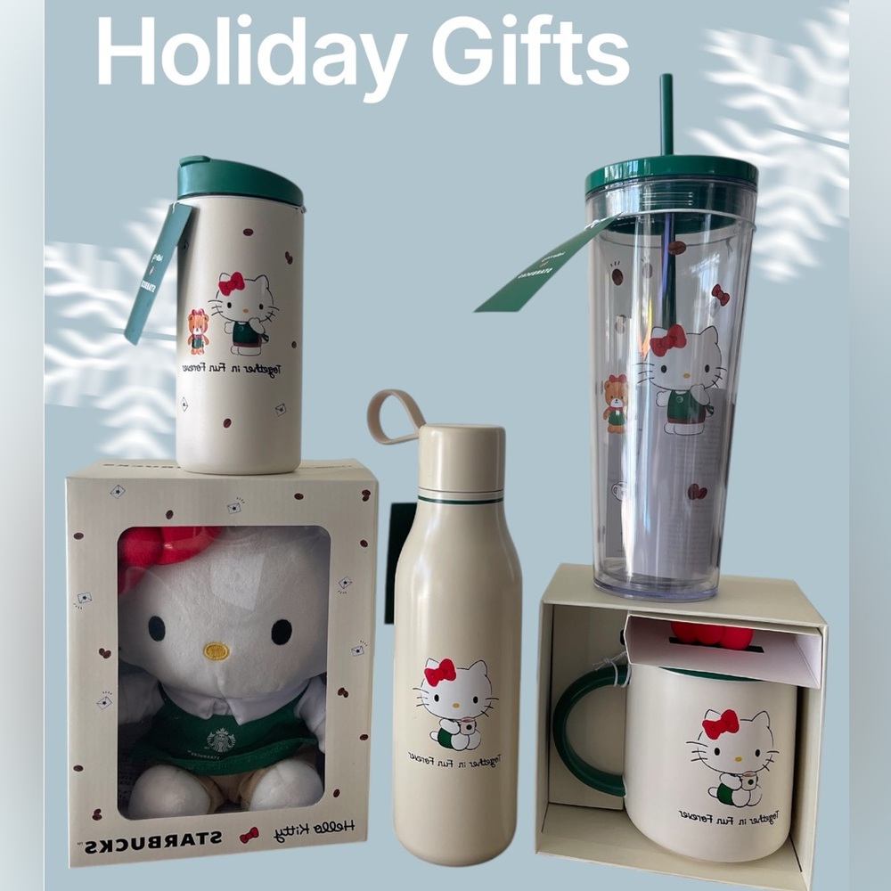 Starbucks x Hello Kitty set of five 5️⃣